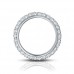 3.50 ct Ladies Three Row Diamond Eternity Wedding Band Ring